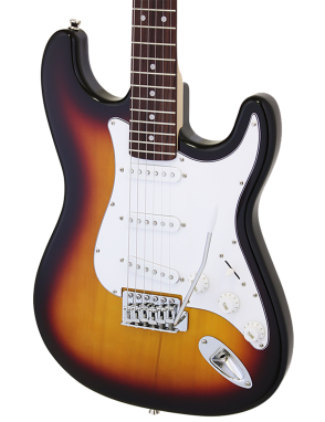 Aria Stg L Zurdo Guitarra Sss Tremolo Stratocaster Style Ts