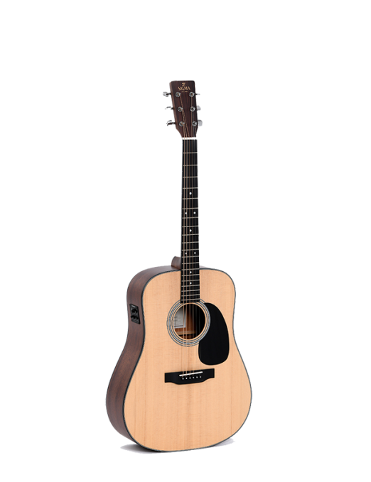 Sigma® Guitarra Electroacústica Dreadnought SDM-STE Fishman® Funda Color: Natural