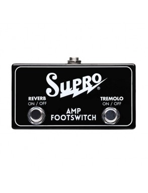 Supro® Pedal Footswitch Tremolo y Reverb SF2