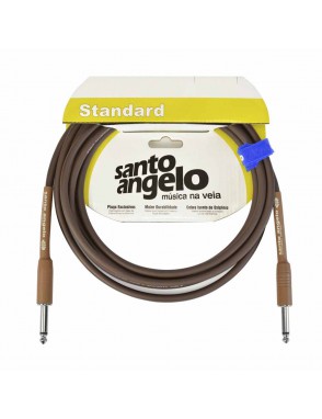 Santo Angelo® Cable Instrumento Acústico ACOUSTIC Plug ¼" Recto a Plug ¼" Recto OFCH Largo: 3.05 mts
