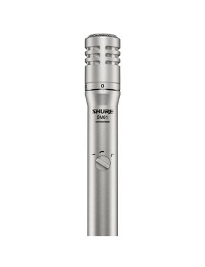 Shure® Micrófono Condensador Instrumentos SM81- LC