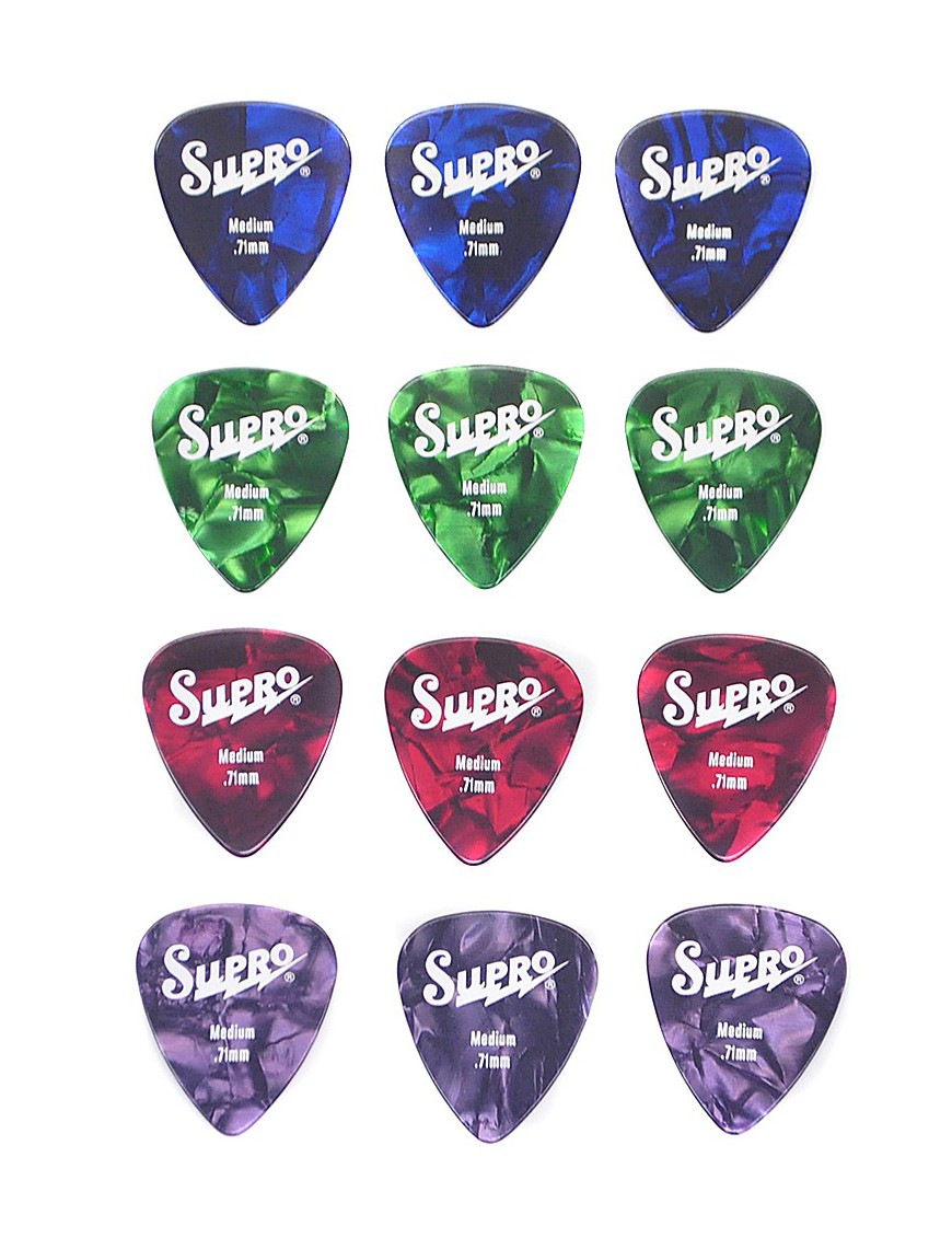 Supro® Uñetas 1090 Bolsa: 12