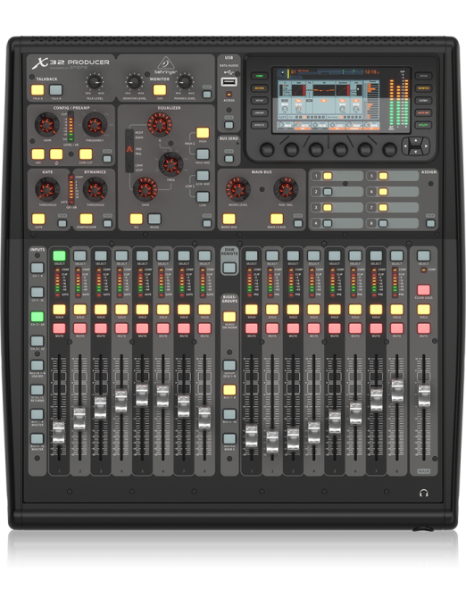 Behringer® Mixer Digital X32 PRODUCER 40 Entradas 17 Faders Interfaz 32 Canales Behringer® Mixer Digital X32 PRODUCER 40 Entradas 17 Faders Interfaz 32 Canales