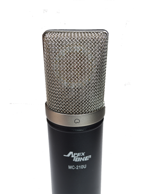 ApexTone® Micrófono Estudio MC-210-U Condensador Kit: Araña y Funda