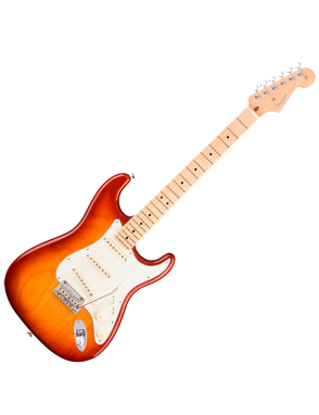 Fender® Guitarra Eléctrica American Professional Stratocaster® con Case Color: Siena Sunburst