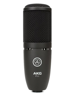 AKG® Micrófono Condensador P120 Cardioide Atenuador Pad 20dB