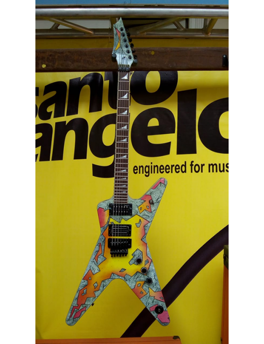 DEAN GUITARS® Guitarra Eléctrica DIMEBAG ML Concrete Sledge Limited Edition con Case DEAN GUITARS® Guitarra Eléctrica DIMEBAG ML Concrete Sledge Limited Edition con Case