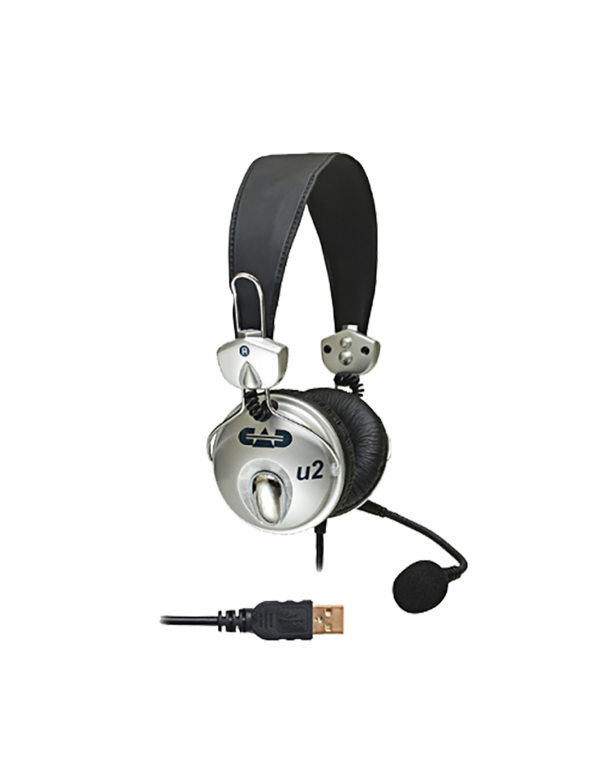 CAD AUDIO® Audífono U2 USB con Micrófono Condensador