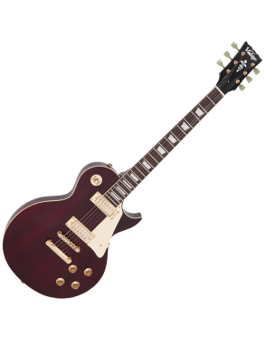 Vintage® Guitarra Eléctrica V100 Les Paul Color® | Wine Red