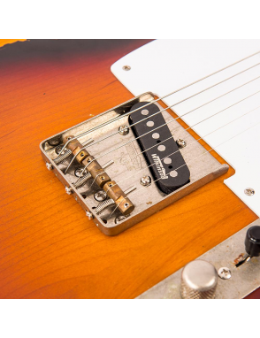Vintage® V59 Guitarra Eléctrica Tele® Gastada  Color: Sunburst