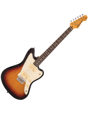 Vintage® Guitarra Eléctrica V65 Hardtail Color: Tobacco Sunburst