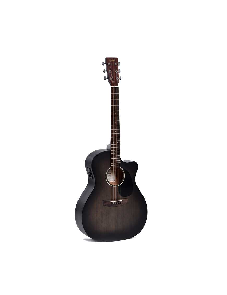 Ditson by Sigma® Guitarra Electroacústica Grand OM GC-10E Color: Negro Translúcido