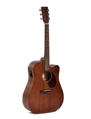 Ditson by Sigma® Guitarra Electroacústica Dreadnought DC-15E Color: Caoba Natural