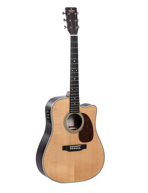 Sigma® DTC-28HE Guitarra Electroacústica Dreadnought Fishman® | Natural