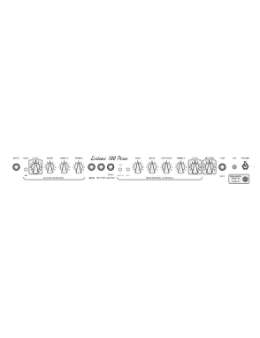 Borne® Amplificador Guitarra Combo Evidence 100 Prime 2x10" 150W