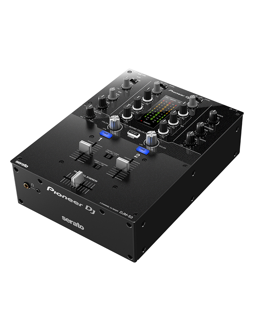 Pioneer DJ® Mixer DJ DJM-S3 2 Canales Scratch Style Serato