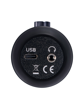 MACKIE® Micrófono Estudio EM-USB Condensador Kit: Trípode Clip Cable