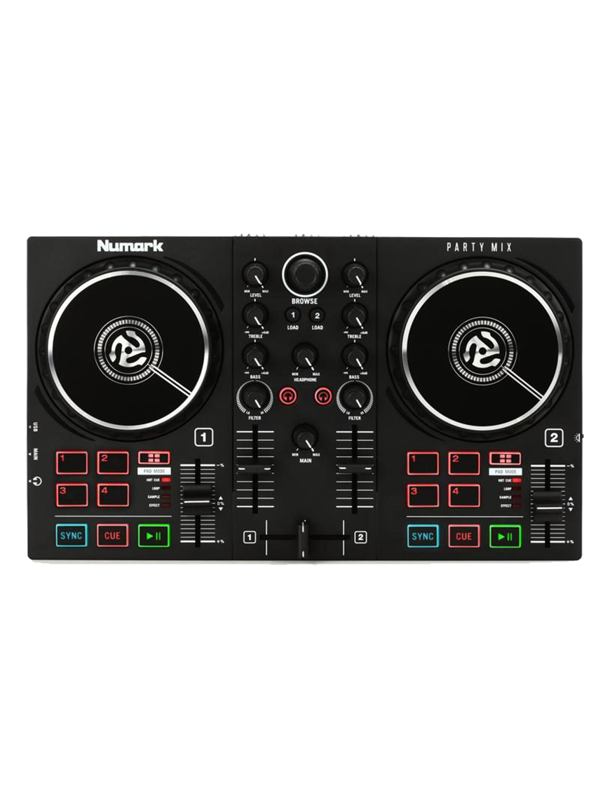 Numark® Controlador DJ PARTY MIX II 2 Control de Luces