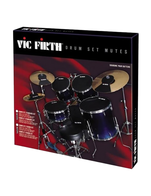 VIC FIRTH® Silenciador Batería MUTEPP3  Setx8: 12",13",14",16", 22",HH+Cr+Rd