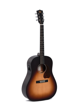 Sigma® Guitarra Electroacústica Slope Shoulder Dreadnought DM-JM-SGE Color: Sunburst