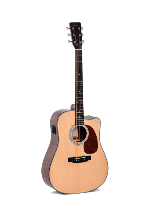 Sigma® Guitarra Electroacústica Dreadnought DMC-1E Fishman® Color: Natural