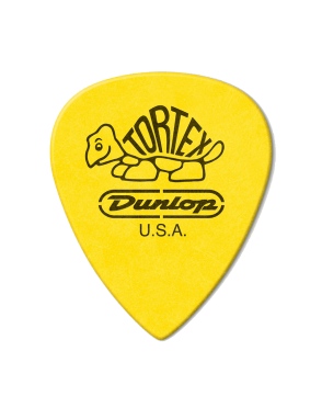 Dunlop® Uñetas Tortex® TIII 462  Calibre: .73 mm Color: Amarillo Bolsa: 12 Unidades
