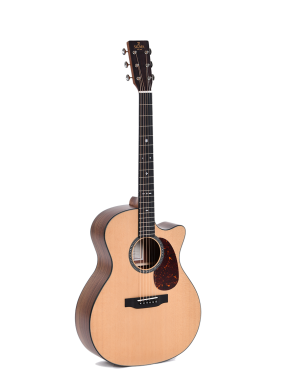 Sigma® Guitarra Electroacústica Grand OM SGPC-10E LR Baggs EAS-VTC® Funda Color: Natural
