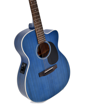 Ditson by Sigma® Guitarra Electroacústica 000 C-10E Color: Trans Blue