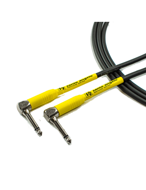 Santo Angelo® SAMURAI Cable Instrumentos 2 Plug ¼" L 90° OFHC Largo: 4.57 mt