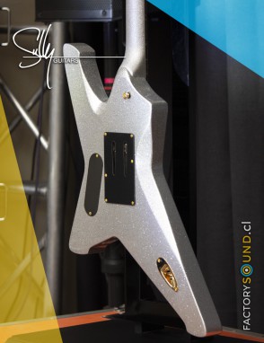 Sully® Guitarra Eléctrica Supernova Glitterati Sparkle Floyd Rose con Estuche Duro