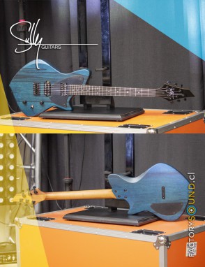 Sully® Guitarra Eléctrica STARDUST Shipwreck Hardtail con estuche duro