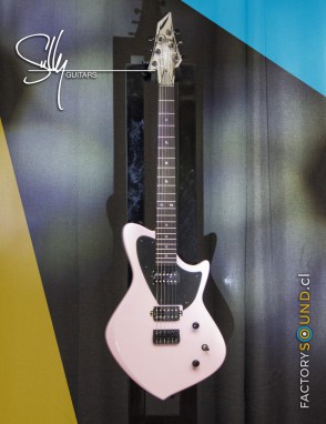 Sully® Guitarra Eléctrica STARDUST Strawberry Milk Hardtail con estuche duro