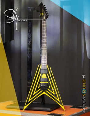 Sully® Guitarra Eléctrica Revolution Michael Sweet Signature FU-2 con Estuche Duro Fishman Fluence