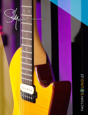 Sully® Guitarra Eléctrica '71 STARLING Sunset Burst Floyd con Funda