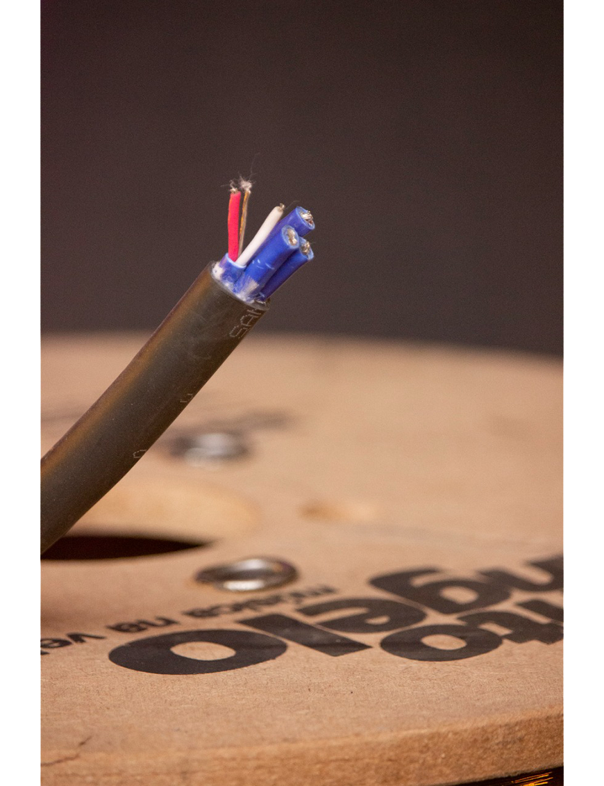 Santo Angelo® Cable Multipar DMX 4 Vías Iluminación 110Ω OFHC Largo: de 1 a 100 Mt
