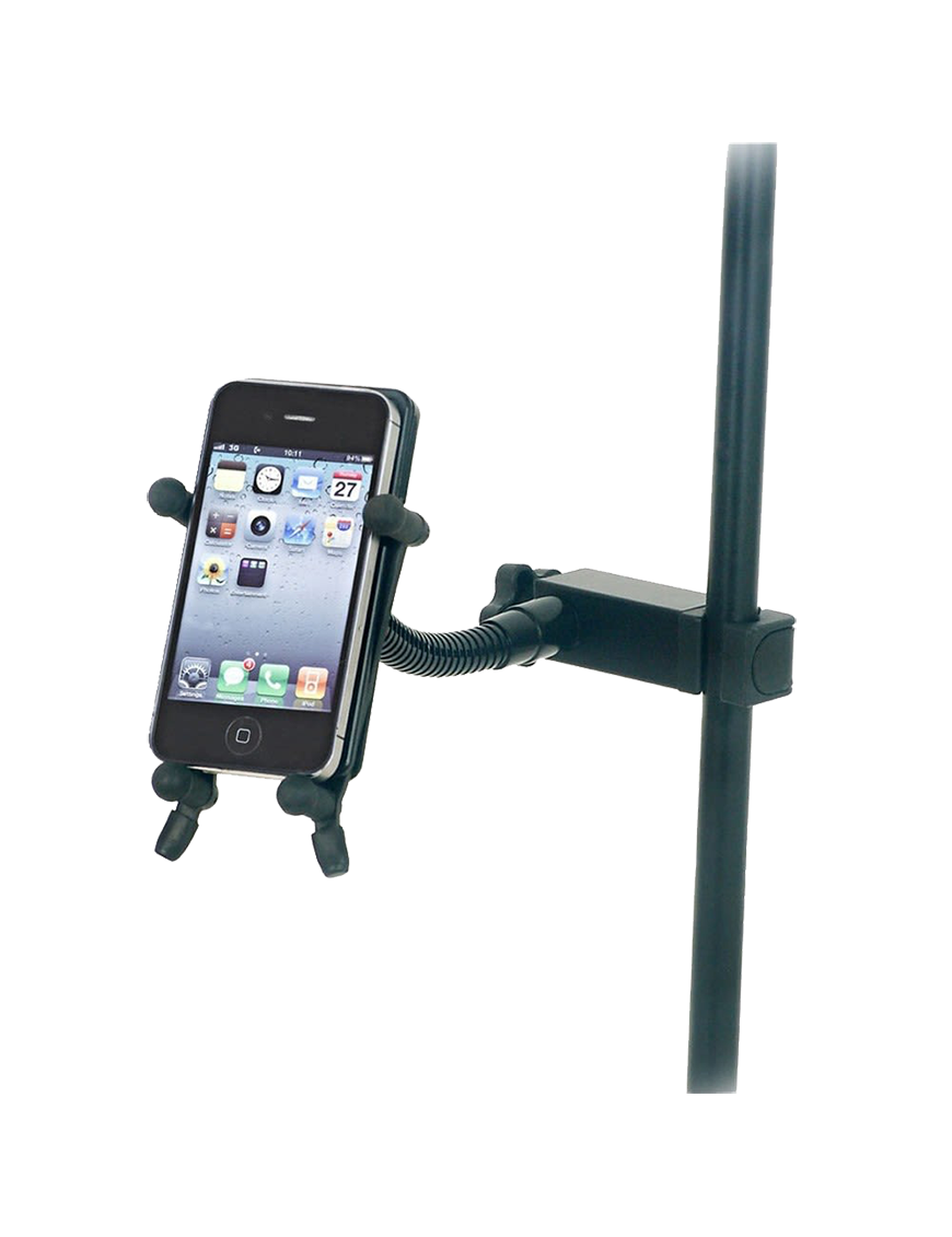 Hamilton® Atril Smartphone KB125E Clamp Color: Rojo