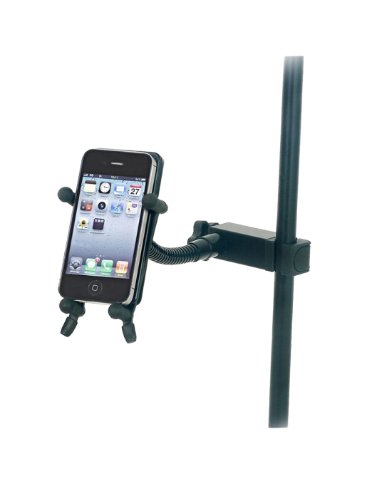 Hamilton® Atril Smartphone KB125E Clamp Color: Rojo