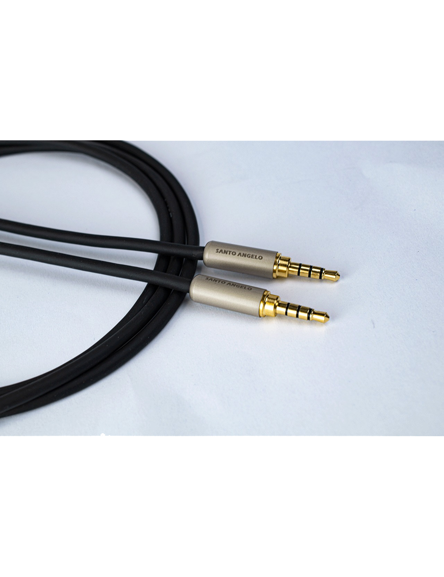 Santo Angelo® Cable Audio Mini Plug ⅛" TRRS a Mini Plug ⅛" TRRS Largo: 2.0 mt