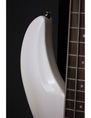 Aria® IGB-STD Bajo Eléctrico 4 Cuerdas Color: Pearl White