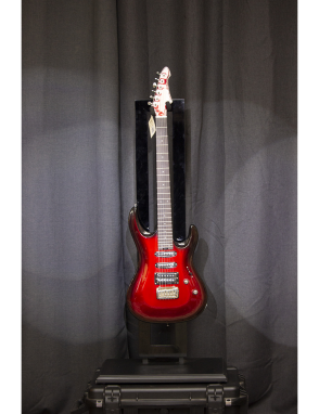 Aria® Guitarra Eléctrica MAC-STD Super Strato® Tremolo Color: Metallic Red Shade