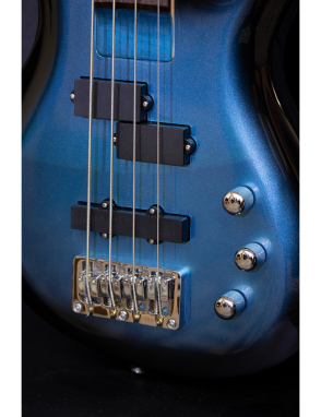 Aria® IGB-STD Bajo Eléctrico 4 Cuerdas Color: Metallic Blue Shade