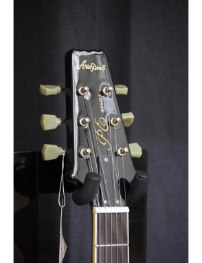 Aria® Guitarra Eléctrica PE-350 Les Paul® Style Color: Aged Black