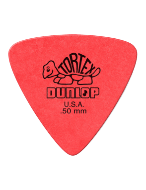 Dunlop® Uñetas Tortex® Triangle 431 Calibre: .50 mm Color: Rojo  Bolsa: 6 Unidades