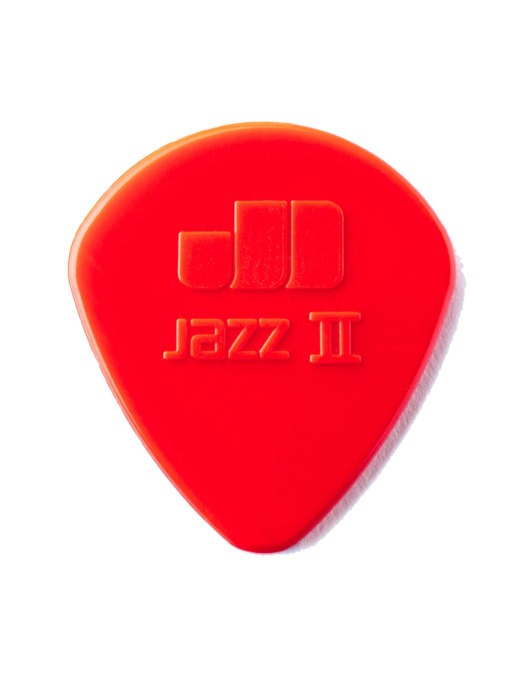 Dunlop® 47-2N Uñetas Nylon Jazz II Calibre: 1.18 mm | Color: Rojo Bolsa: 6 Unidades