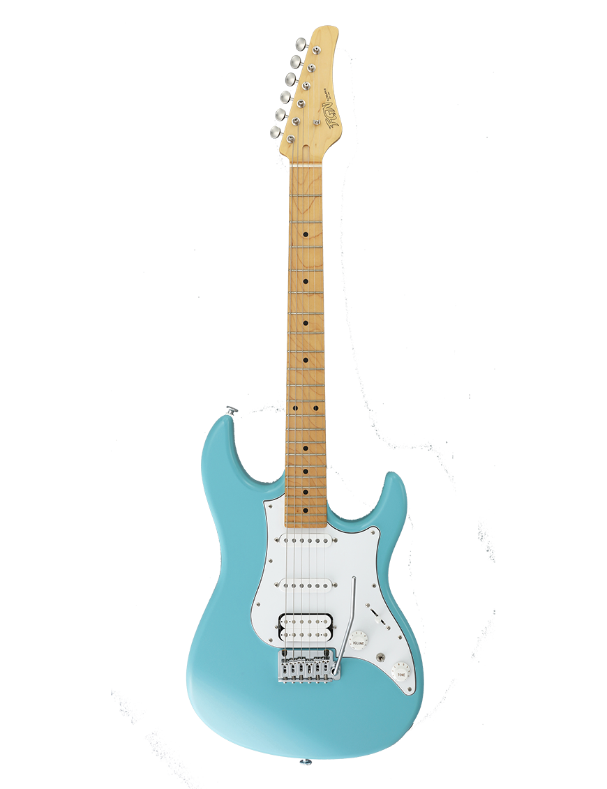 FGN® Guitarra Eléctrica J-Standard ODYSSEY Stratocaster® Style | Funda | Color: Mint Blue