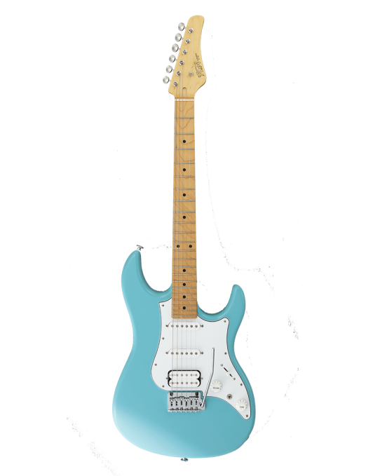 FGN® Guitarra Eléctrica J-Standard ODYSSEY Stratocaster® Style | Funda | Color: Mint Blue