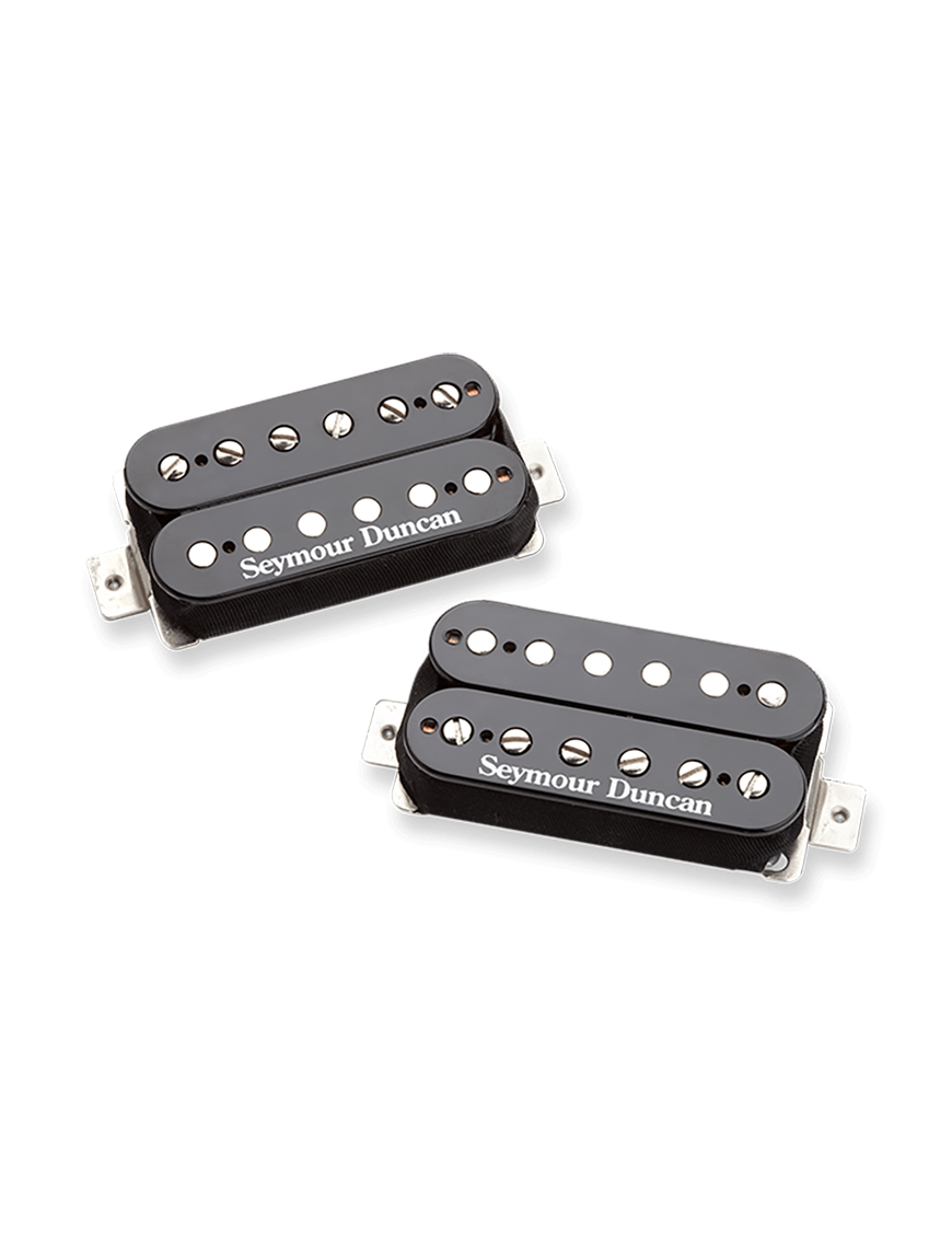 Seymour Duncan® Hot Rodded Cápsulas Guitarra Eléctrica Humbucker Set: Neck SH-2n Jazz Model Bridge SH-4 JB Black