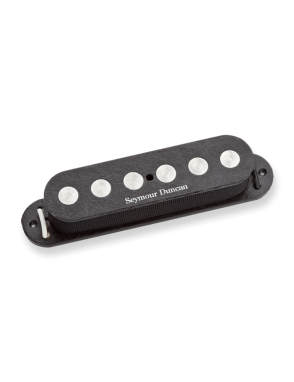 Seymour Duncan® SSL-4 Quarter Pound™ Strat Cápsulas Guitarra Eléctrica Single Coil Cover: Black