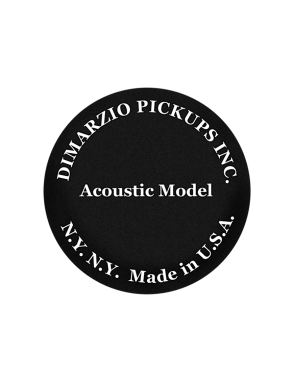 DiMarzio® DP130 Acoustic Model™ Cápsulas Guitarra Acústica Piezoeléctrico Black