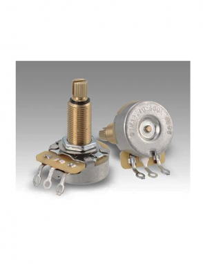 DiMarzio® Potenciómetro Guitarra Eléctrica EP1201L 500K Shaft Largo Custom Taper
